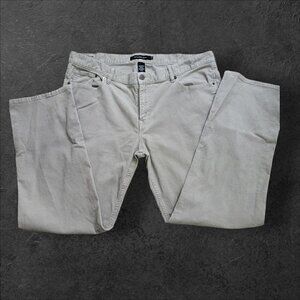 Calvin Klein Mens Corduroy Jeans Size 40 - Gray, 31 Length